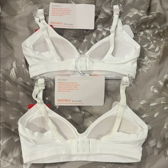 Warner's White Seamless Comfort Bra - Picture 5 of 6